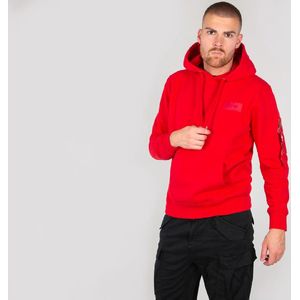 Alpha Industries Back Print Hoody Hoodies / Sweatshirts Speed Red