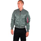 Alpha Industries, Heren, Jassen, Groen, Maat: M Nylon,