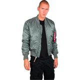 Alpha Industries, Heren, Jassen, Groen, Maat: M Nylon,