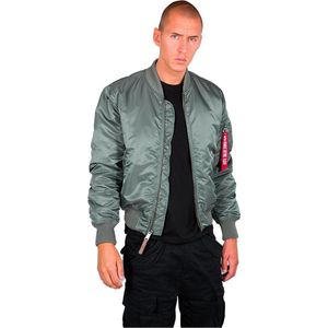Alpha Industries, Heren, Jassen, Groen, Maat: M Nylon,