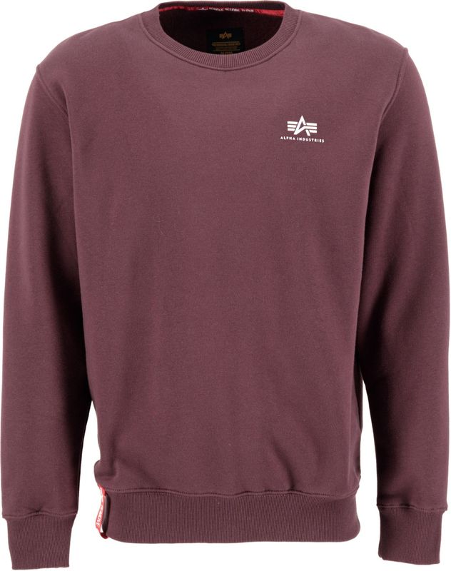 Alpha Industries - Basic Small Logo - Sweatshirt - Zwart - Katoen