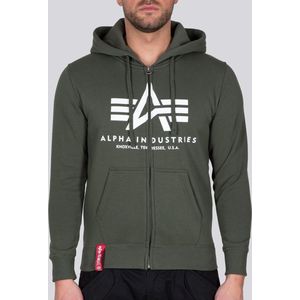 Sweatvest - Capuchon - Geribd Ceintuurtje - Kangaroo Zak - Sweatstof - Logoprint