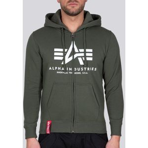 Sweatvest - Capuchon - Geribd Ceintuurtje - Kangaroo Zak - Sweatstof - Logoprint