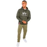 Alpha Industries - Basic Hoodie - Groen - Katoen/Polyester