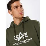 Alpha Industries - Basic Hoodie - Groen - Katoen/Polyester