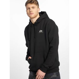 Alpha Industries - Basic Hoodie - Zwart - Katoen/Polyester