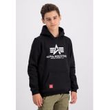 Sweatshirt - Capuchon - Sweatstof - Zwart - Logoprint
