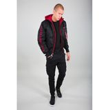 ALPHA INDUSTRIES - MA-1 D-Tec Bomberjack - Zwart - 100% Nylon