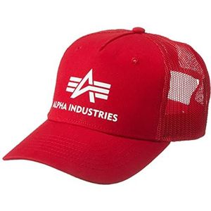 Alpha Industries Basic Trucker Cap Heren Speed Red