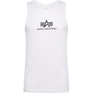 Alpha Industries - Basic - Mouwloos T-shirt - Zwart - Katoen, Regular Fit