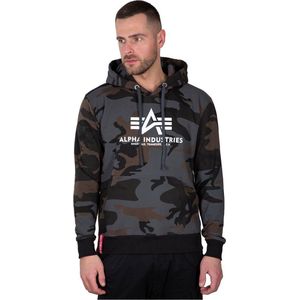 Alpha Industries - Basic Hoodie - Camo - Katoen/Polyester