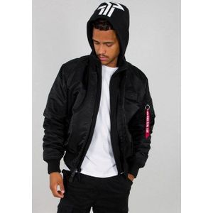 Alpha Industries Bomberjacke »Alpha Industries Men - Bomber Jackets MA-1 Zip Hood Back Print«