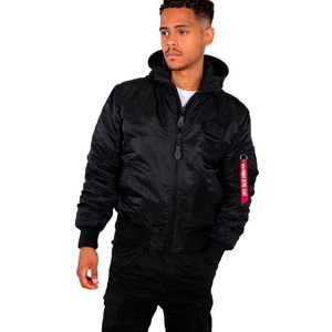 Alpha Industries Bomberjacke "MA-1 ZH Back Print", mit Kapuze