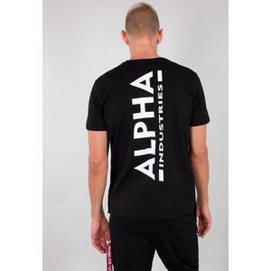 Alpha Industries T-Shirt Backprint T 03 Black