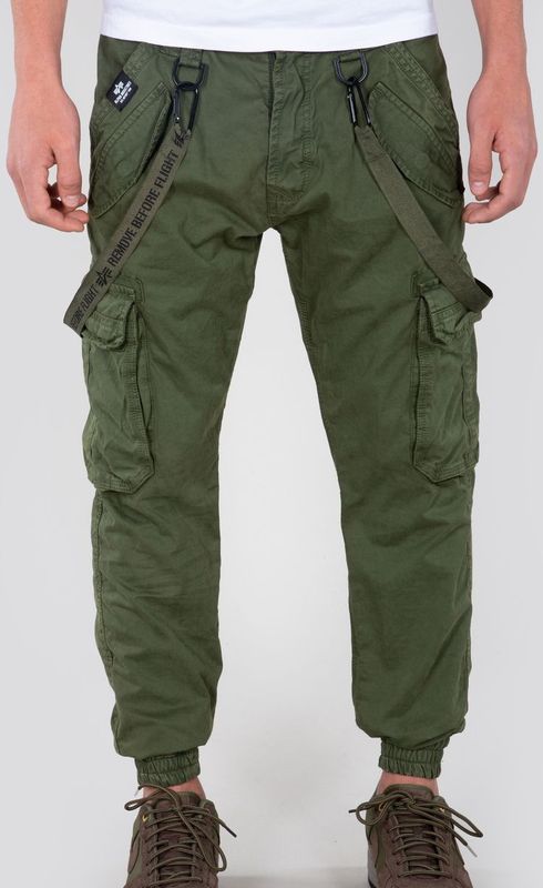 Alpha Industries - Utility Pant - Cargobroek - Groen - 100% Katoen