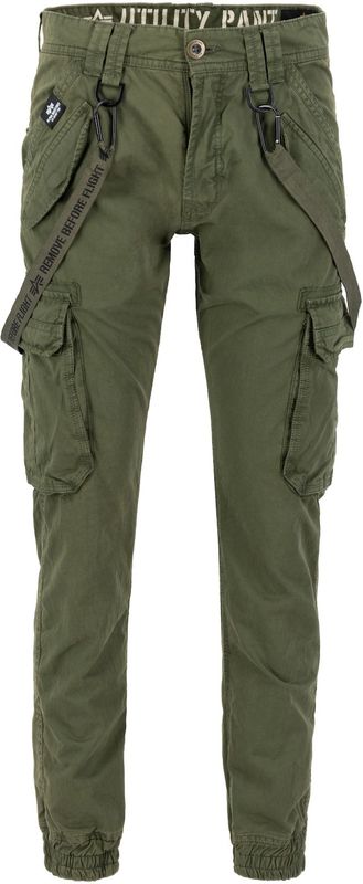 Alpha Industries - Utility Pant - Cargobroek - Katoen - Groen