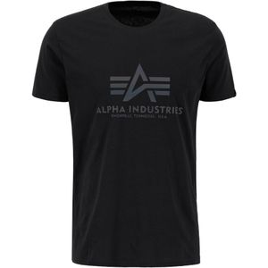 Alpha Industries - Basic Rainbow Reflective T-Shirt - Zwart - Katoen