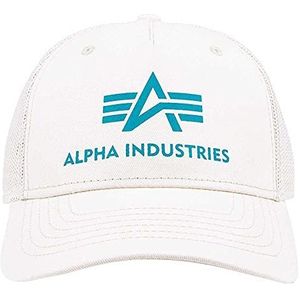 Alpha Industries Basic Trucker Cap Heren Jet Stream White