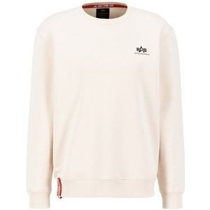 Alpha Industries - Basic Small Logo - Sweatshirt - Zwart - Katoen/Polyester