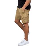 Alpha Industries - Combat Short - Cargobroek - Zwart - Katoen/Elastaan