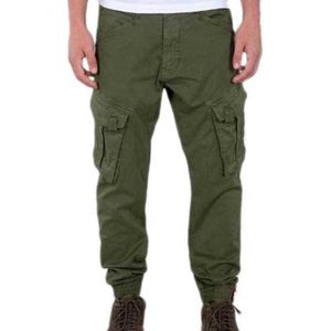 ALPHA INDUSTRIES - Spy Pant - Broek - Zwart - Katoen - Elastaan