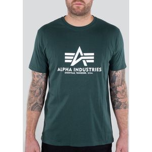 Alpha Industries - T-Shirt - Zwart - Katoen - Ronde Hals