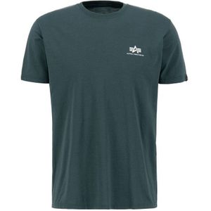 Alpha Industries - Basic T Small Logo - T-shirt - Navy Green