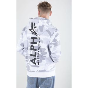 ALPHA INDUSTRIES Sweatshirt  grijs / rood / zwart / wit