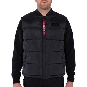 Alpha Industries - Puffer Vest - Zwart - Polyester - Regular Fit