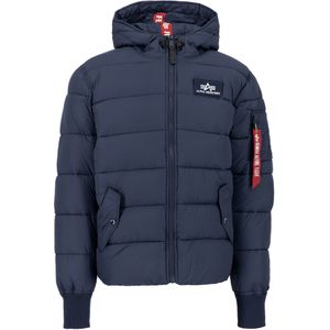 Alpha Industries - Hooded Puffer - Winterjas - Zwart - Nylon