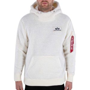 Alpha Industries - Teddy Hoodie - Sweater - Zwart - Synthetisch