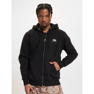 Alpha Industries - Basic Zip Hoodie - Grijs - Katoen/Polyester