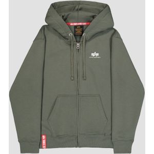 Alpha Industries - Basic Zip Hoodie - Zwart - Katoen/Polyester