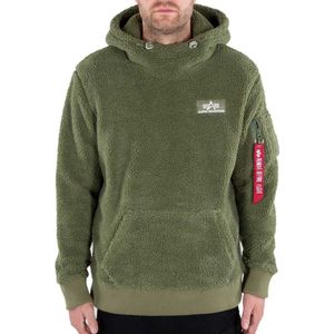 Alpha Industries Teddy Trui Groen Man