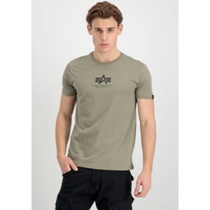 T-Shirt mit Label-Print