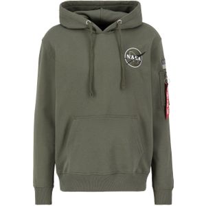 Alpha Industries - Space Shuttle Hoodie - Katoen - Geborduurde Patches