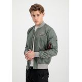 Alpha Industries - MA-1 TTC Two Tone Contrast - Bomberjack - Vintage Green/Silver - 100% Nylon