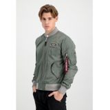 Alpha Industries - MA-1 TTC Two Tone Contrast - Bomberjack - Vintage Green/Silver - 100% Nylon