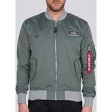 Alpha Industries - MA-1 TTC Two Tone Contrast - Bomberjack - Vintage Green/Silver - 100% Nylon