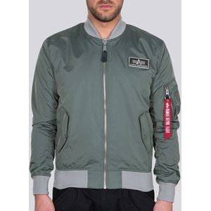 Alpha Industries - MA-1 TTC Two Tone Contrast - Bomberjack - Vintage Green/Silver - 100% Nylon