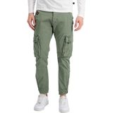 Cargobroek - Vintage Green - 98% Katoen, 2% Elastaan