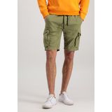 Alpha Industries - Cotton Twill Jogger Short - Groen - Katoen/Elastaan