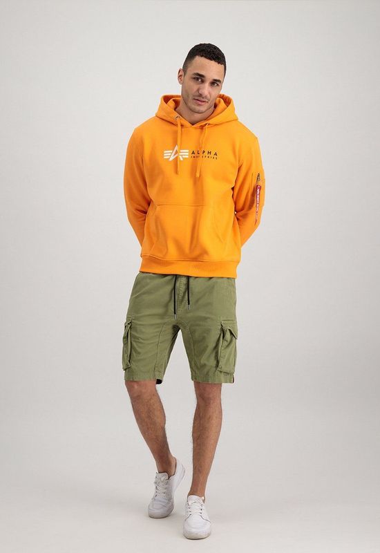 Alpha Industries - Cotton Twill Jogger Short - Groen - Katoen/Elastaan