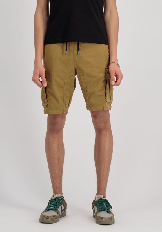 Alpha Industries - Cotton Twill Jogger Short - Groen - Katoen/Elastaan