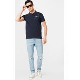 Alpha Industries - Poloshirt - Groen - Katoen - Labelprint