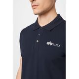 Alpha Industries - Poloshirt - Groen - Katoen - Labelprint