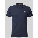 Alpha Industries - Poloshirt - Groen - Katoen - Labelprint
