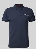 Alpha Industries - Poloshirt - Groen - Katoen - Labelprint