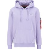 Alpha Industries - Back Print Hoodie - Zwart - Katoen/Polyester