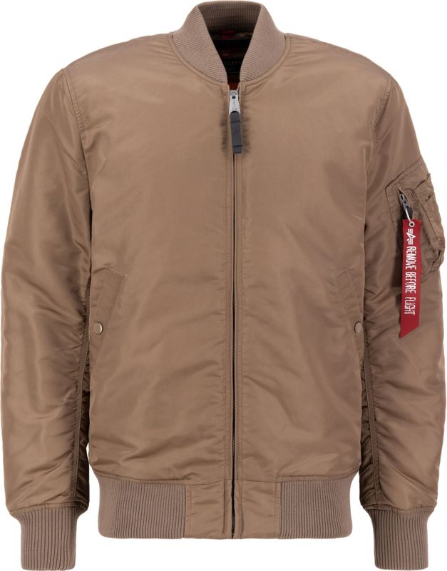 ALPHA INDUSTRIES - MA-1 VF 59 Long Bomber Jas - Groen - 100% Nylon